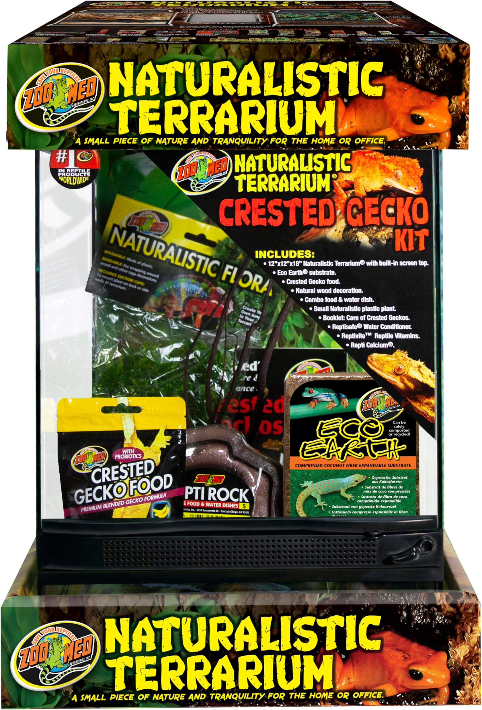 Zoo Med - KIT NAT TERRM CRSTD Gecko