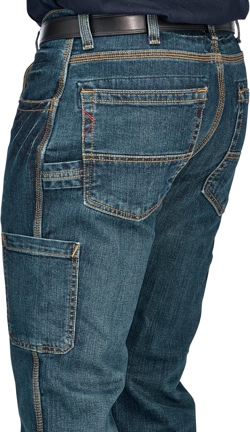 Bulwark FR Men's Flame Resistant Stretch Denim Dungaree Jean - Image 3