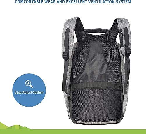 Miniatura 2 de Jauch Mochila Solar London 40 antirrobo  Panel solar integrado de 10 W con puerto de carga USB de 5 V  40 litros  Resistente al agua  Carga