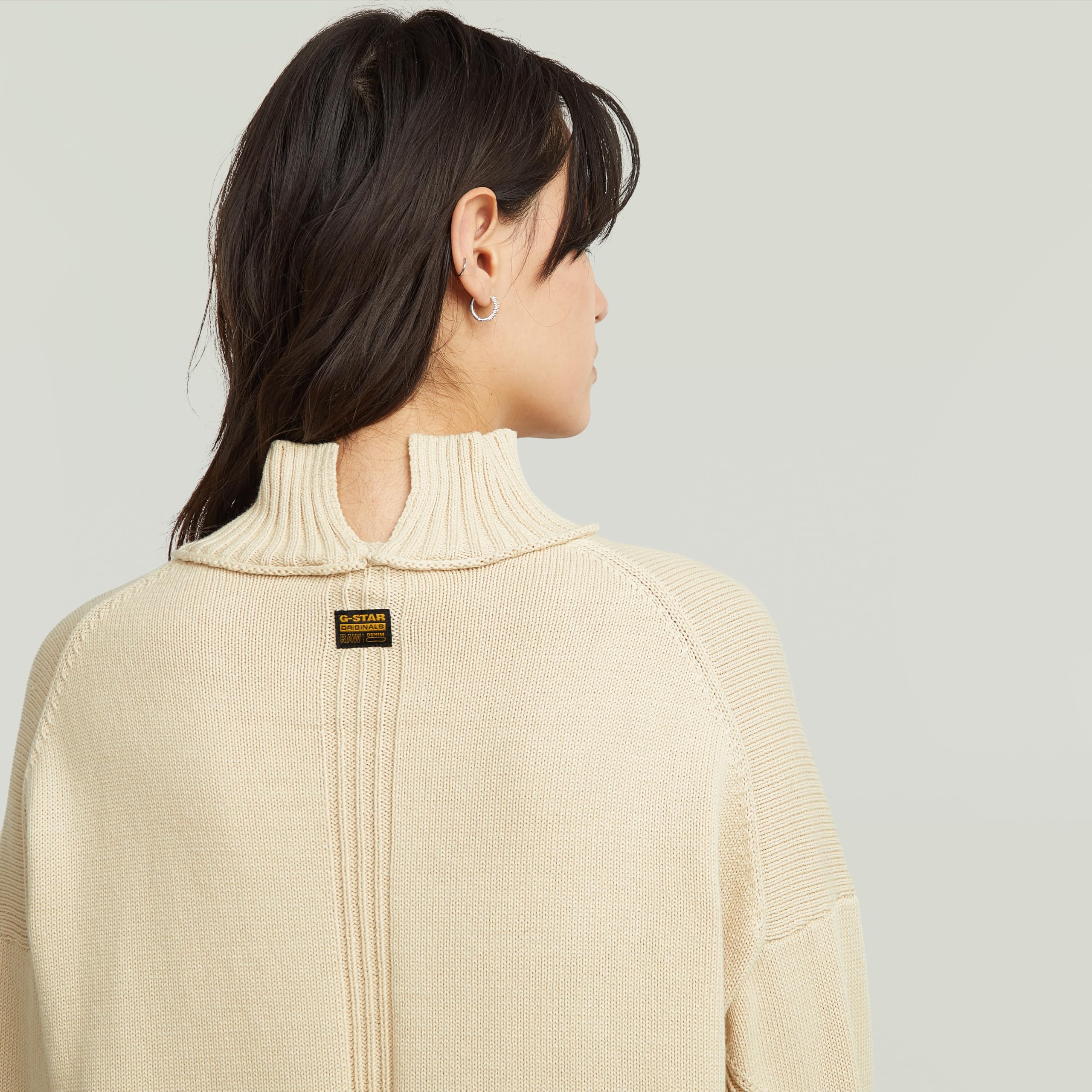 G-Star Milano High Neck Knit Wmn Pullover Donna
