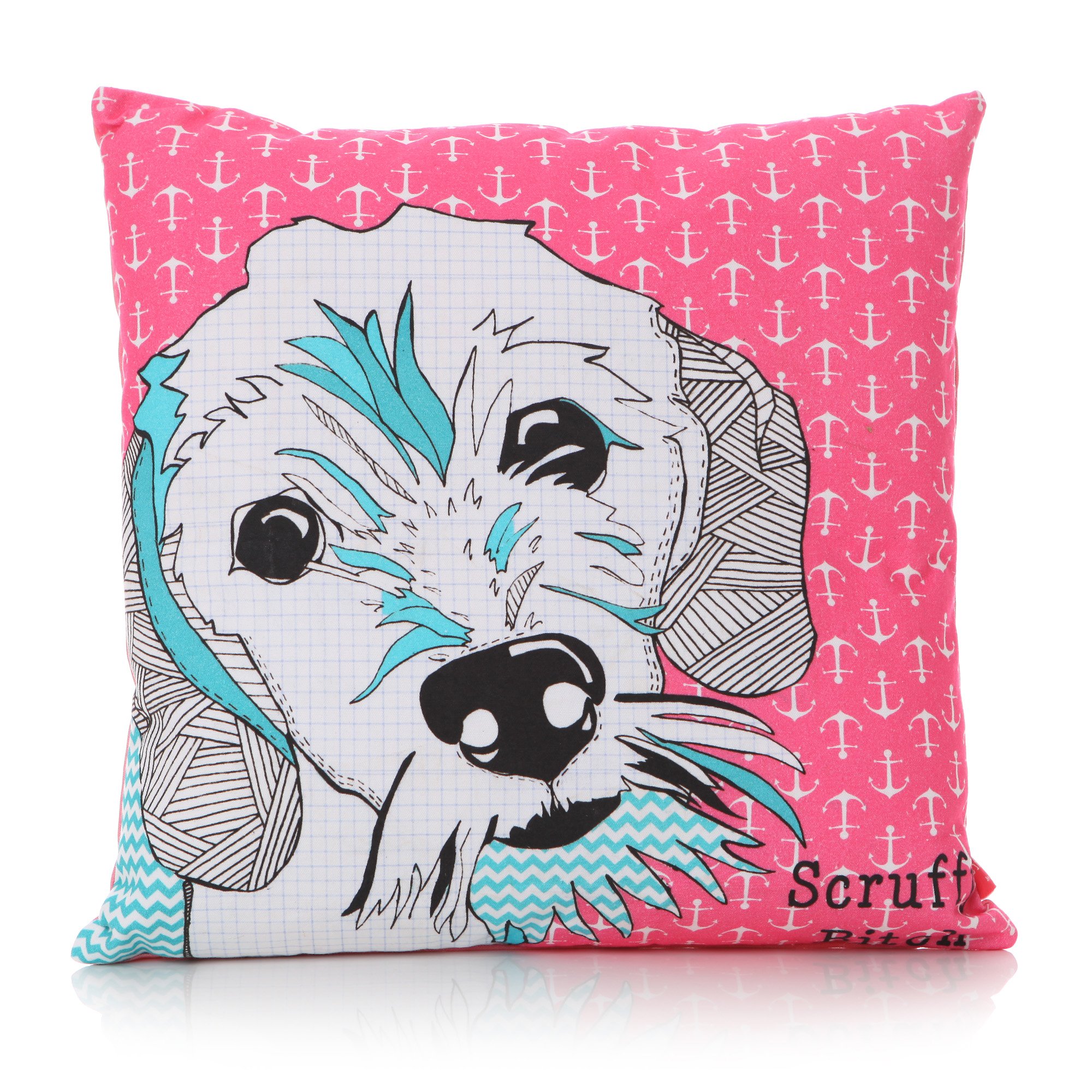 Coussin de la Vie Une Gamme Bitch Shruti Designs pour une ambiance de salon cosy
