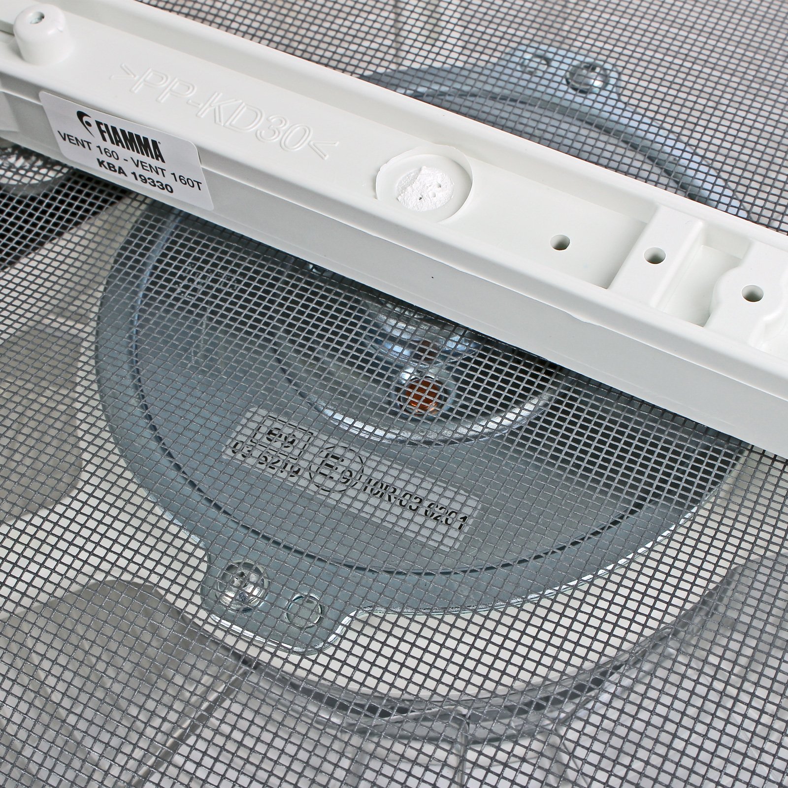 Fiamma Turbo Vent Crystal Polar Control - Claraboya con termostato para caravana o autocaravana (40 x 40 cm)