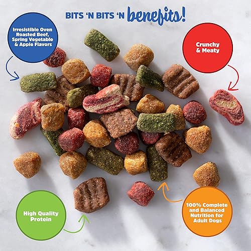 Miniatura 7 de Kibbles 'N Bits Bistro Oven - Alimento seco para perros con sabor a carne asada, bolsa de 3.5 libras (paquete de 4)