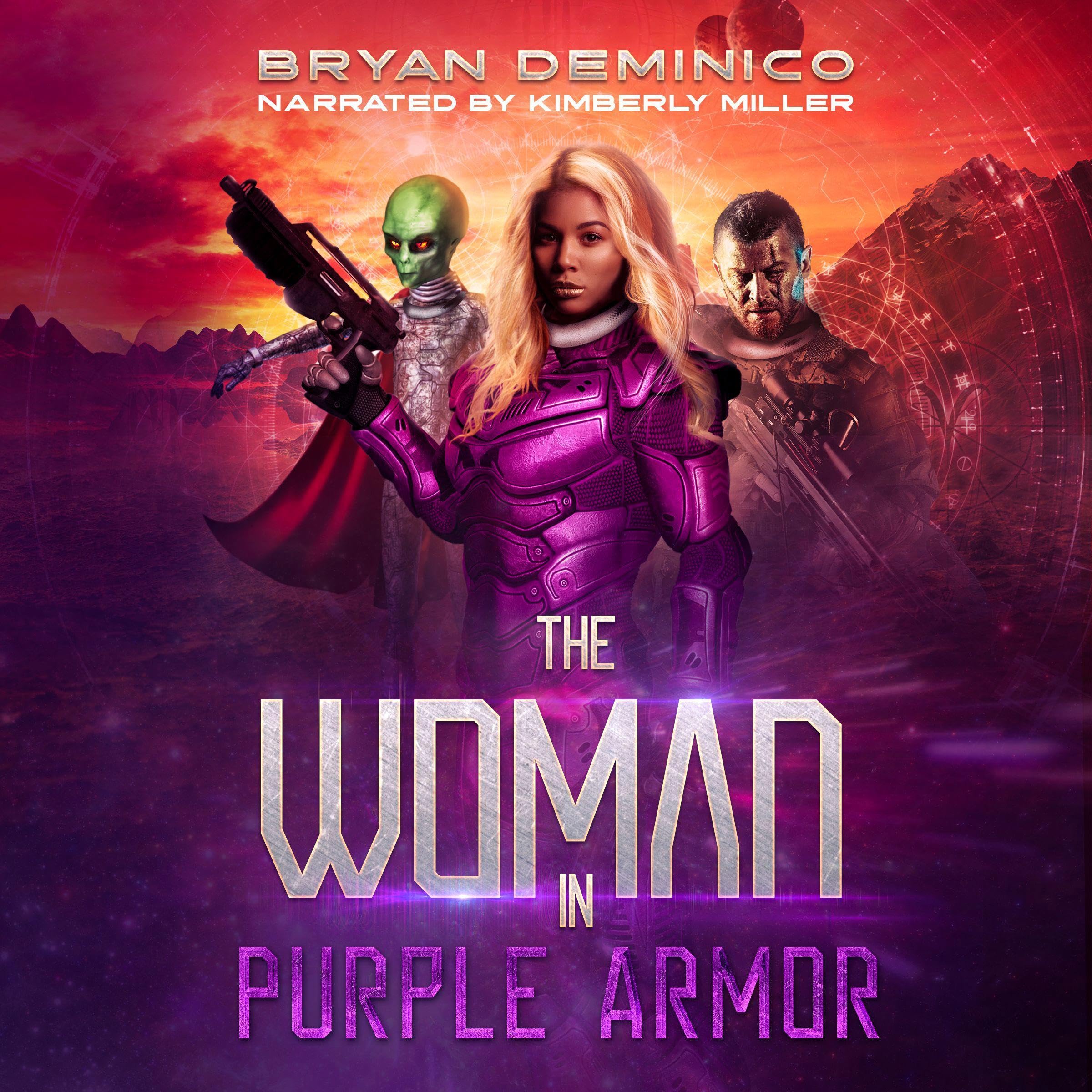 The Woman in Purple Armor