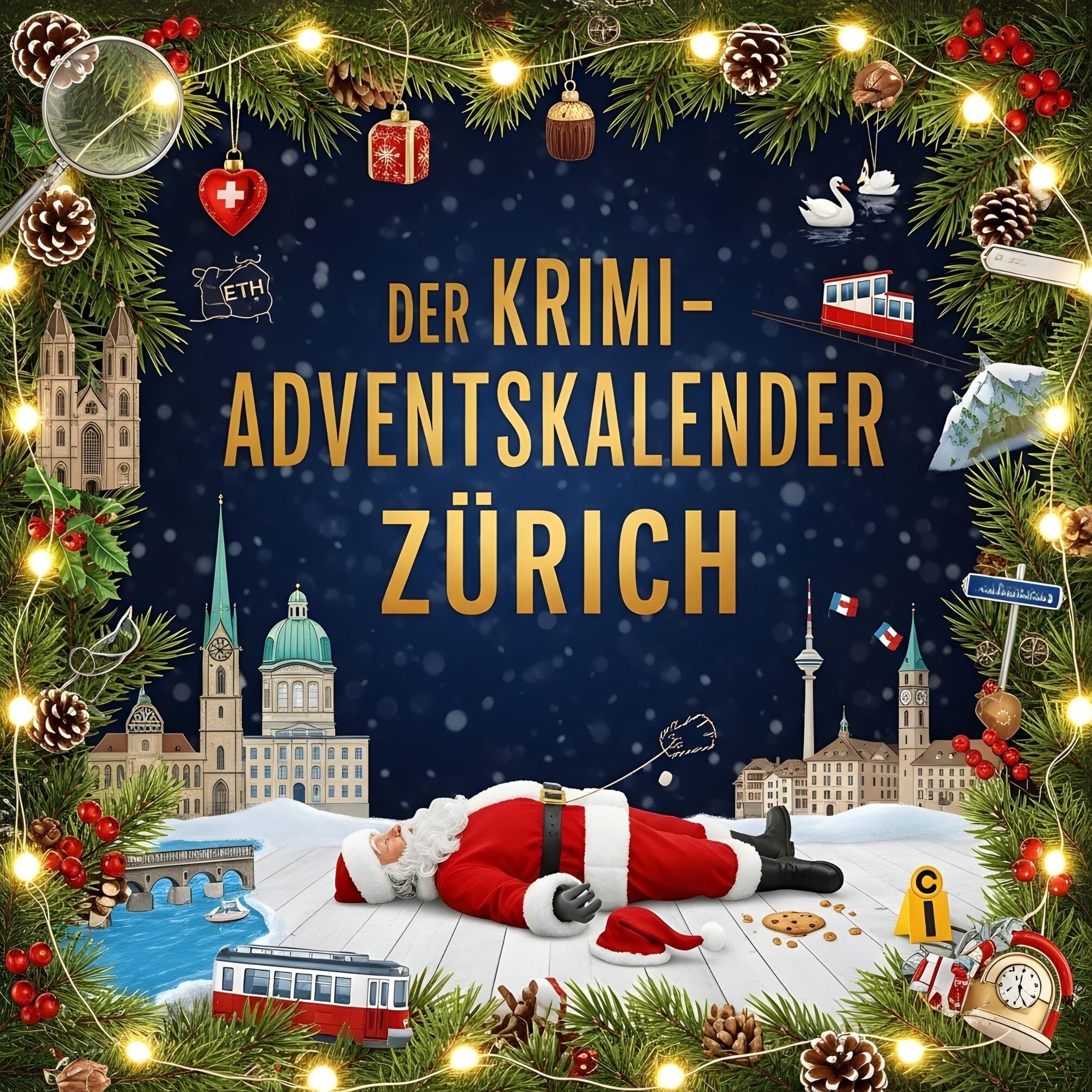 Der Krimi-Adventskalender Zürich: Mordsverdächtig in 24 Akten. Ein Fall in deiner Nähe