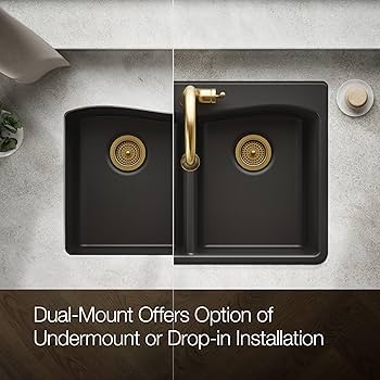 ニュースキン KOHLER K-8185-1-CM1 Kennon 33 in. x 22 in. x 9-5/8 in. Neoroc top