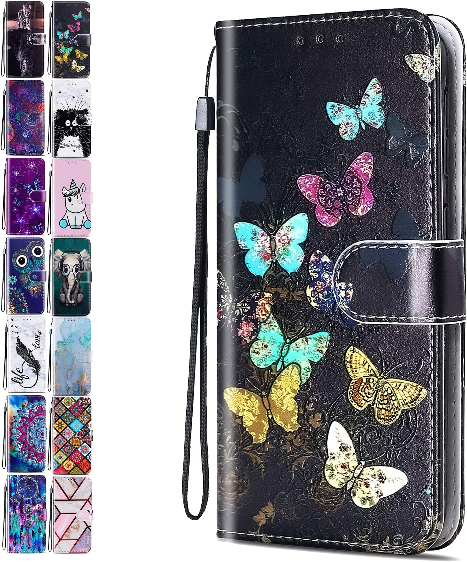 Shorogyt For IPhone 11 Wallet Case With Card Holder, Designer Space Pattern - View #10