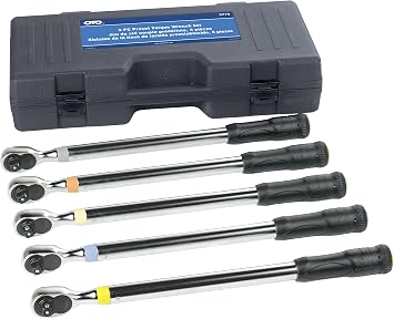 OTC 5776 5-Piece Preset Torque Wrench Set - Color Coded for Easy ID