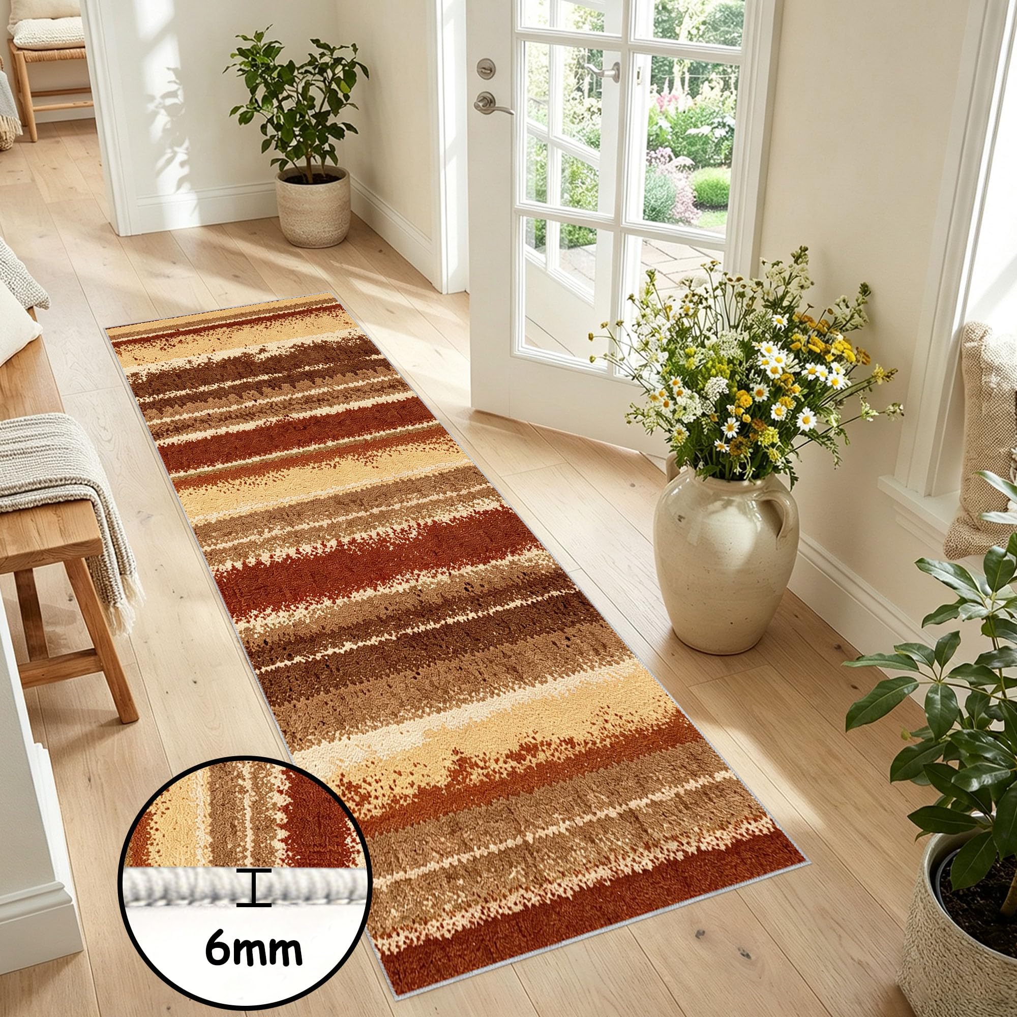 Tapis Couloir Antidérapant Long Rug 100 x 280 cm