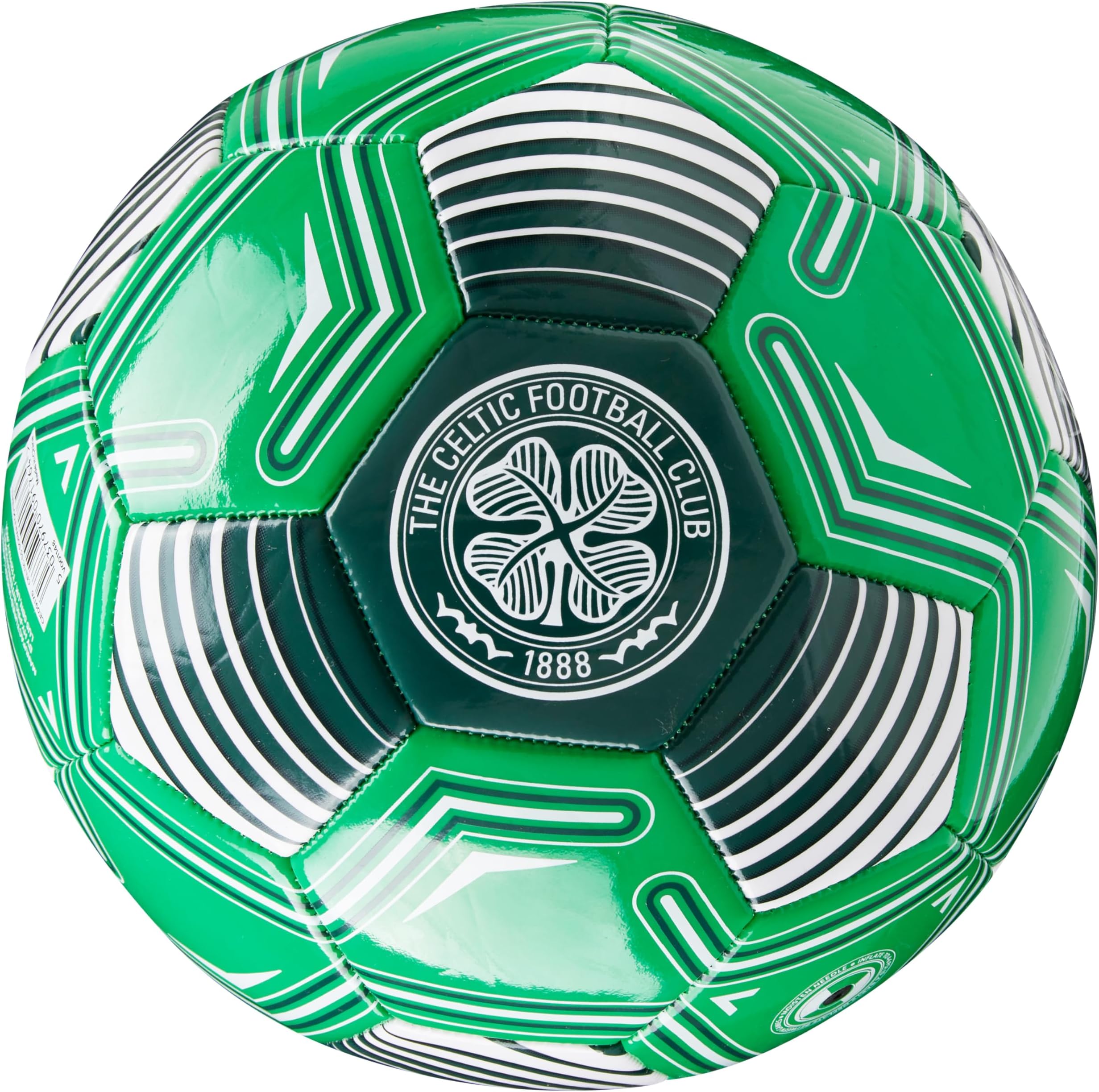 Soccer Ball for Adults Teenagers Kids Training Soccer Size 3, 4 or 5 - Celtic Merchandise (Green Logo, Size 3)