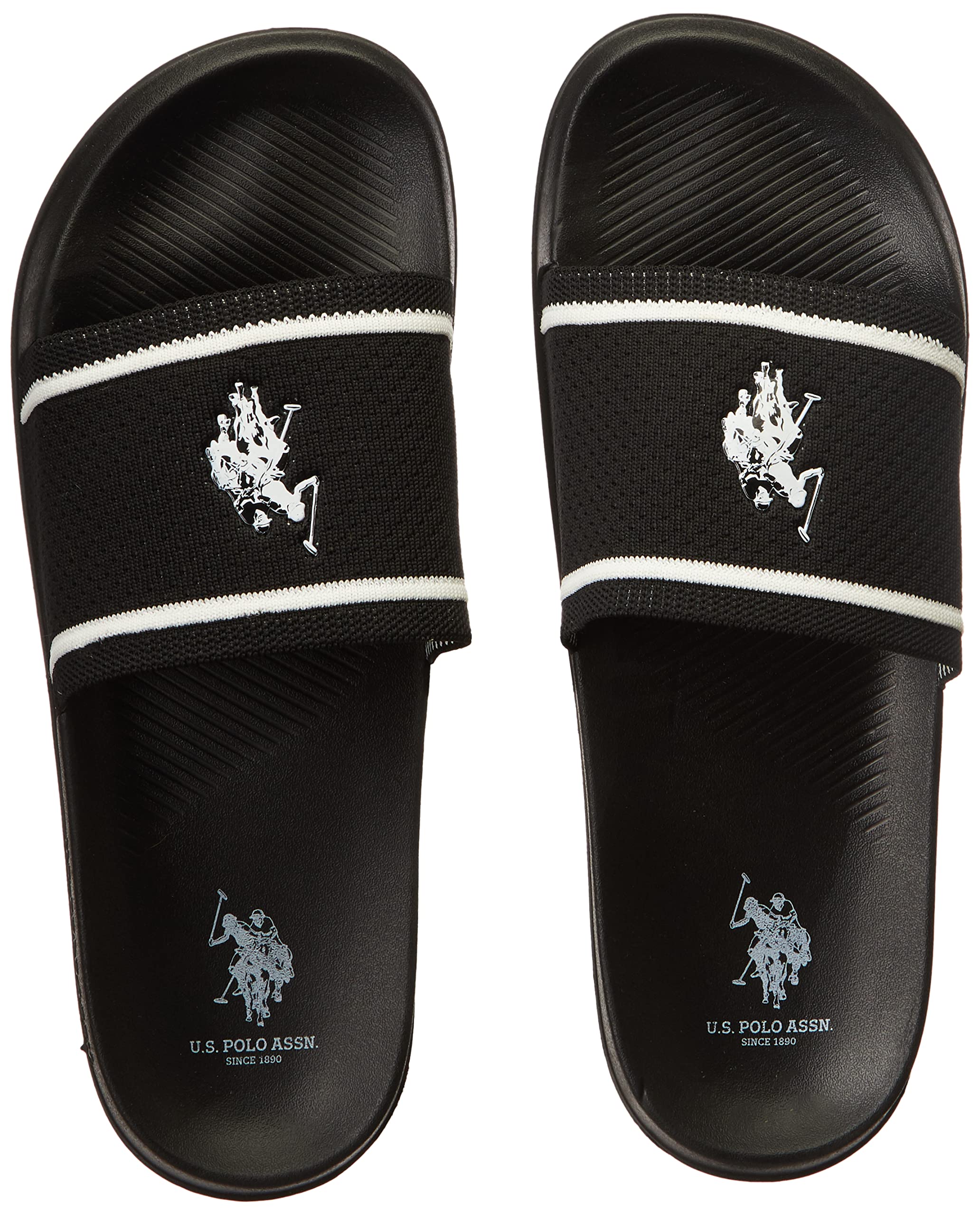 U.S. POLO ASSN. mens EVANDER 2.0 BLACK Slide sandal - 8 UK (2FD22064Z01) (B09TWBT2HH) Amazon Price History, Amazon Price Tracker