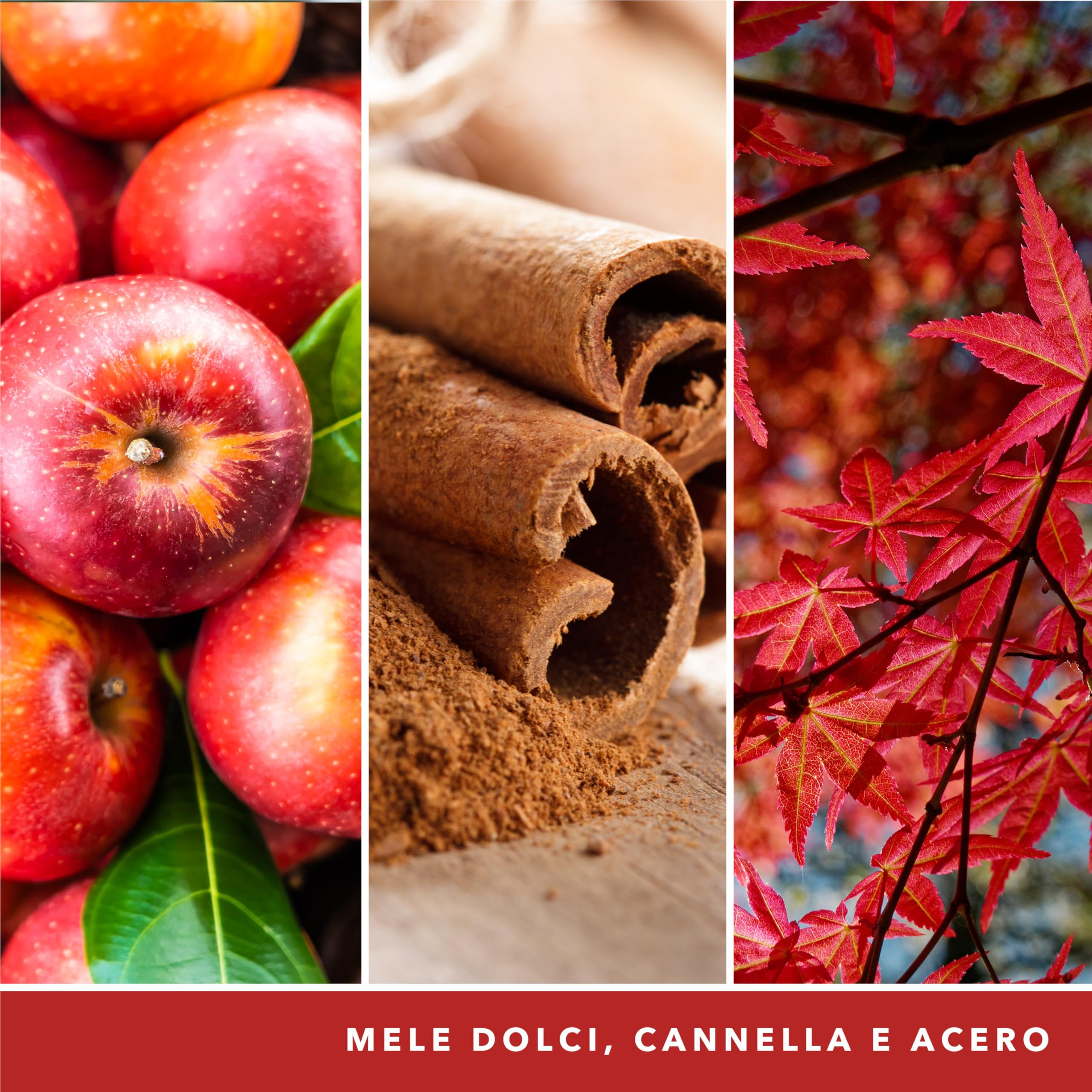 Yankee Candle Candela profumata in giara grande, Red Apple Wreath, Durata Fino a 150 Ore