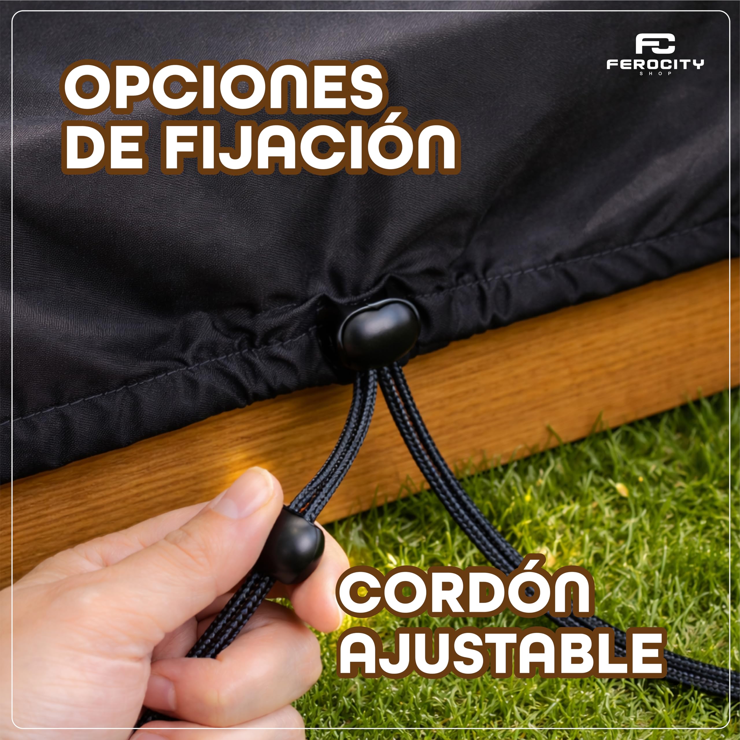 Funda Personalizada Cubierta para arenero a Medida para Todas Las Tallas | Transpirable, Resistente al Agua y al Viento | Cubierta Protectora para arenero, Color Negro [131]