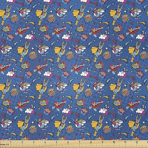 Miniatura 27 de Lunarable Tela suculenta de The Yard, flores en acuarela estilo pintura coloridas flores de primavera tema de jardinería, tela de microfibra