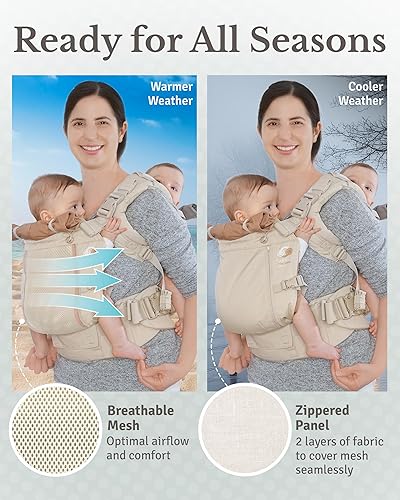 Miniatura 6 de TwinGo Transportador - Modelo Air - Neutral - Excelente para todas las estaciones - Malla transpirable - Tándem totalmente ajustable o 2 portabebés