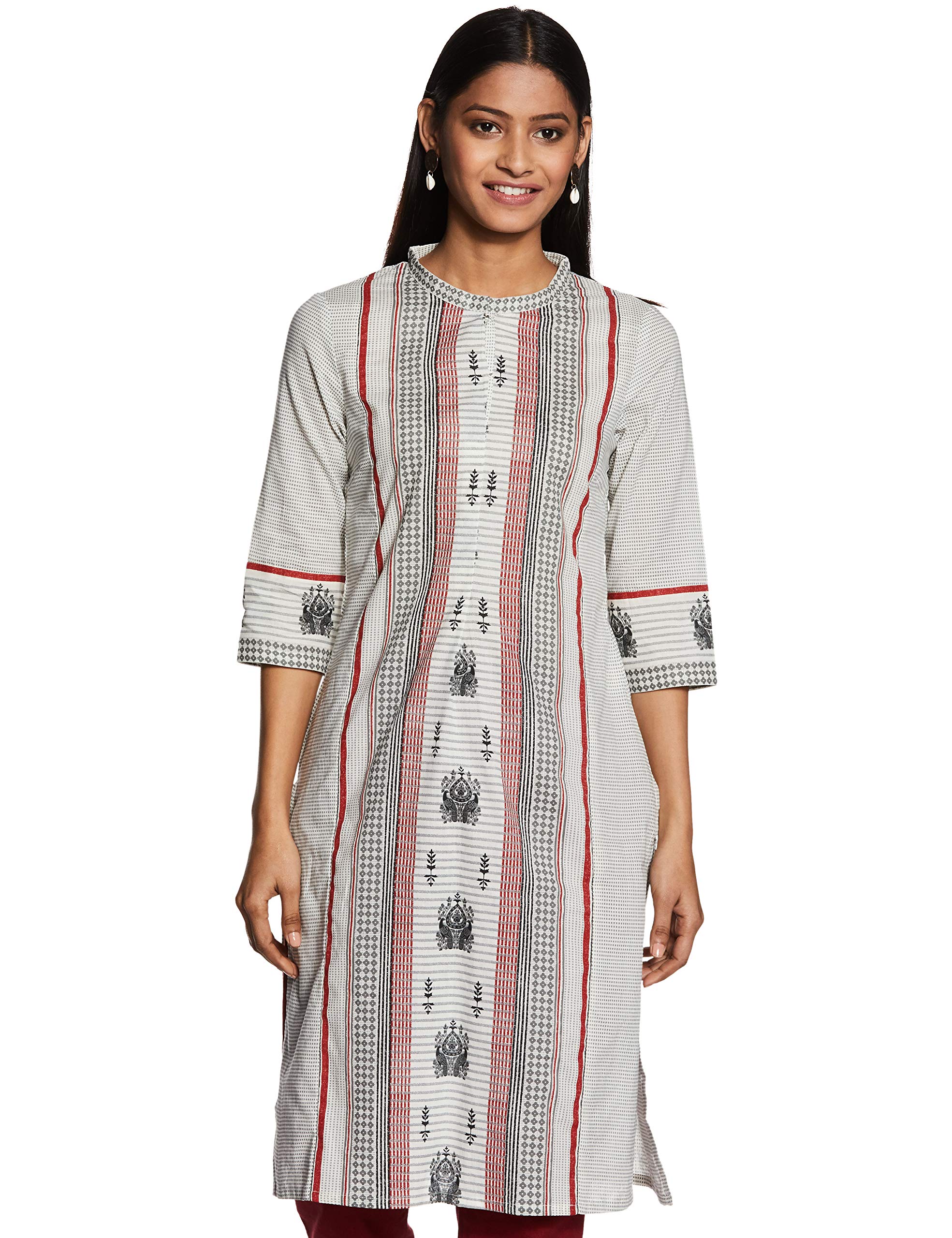 W for Woman Women's Cotton Straight Kurta