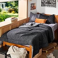 Vista 62 de Bedsure, juego de edredón tamaño king - Ropa de cama suave color taupe para todas las estaciones, juego de cama teñido catiónico, 3 piezas, 1