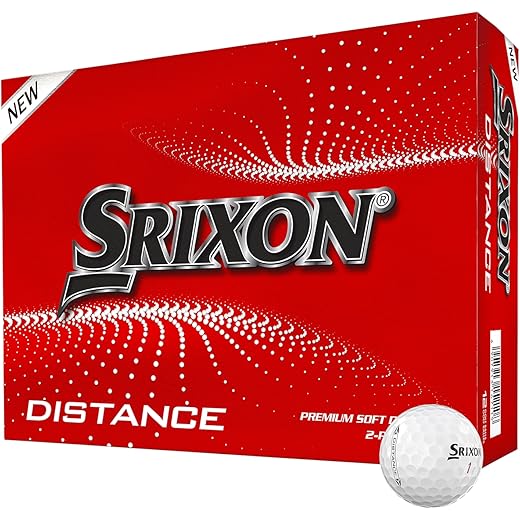 Srixon Distance 10 (NEW MODEL) - Dozen Golf Balls - High Speed and Responsive Feel - Tough and Durable - Premium Golf Accessories and Gifts