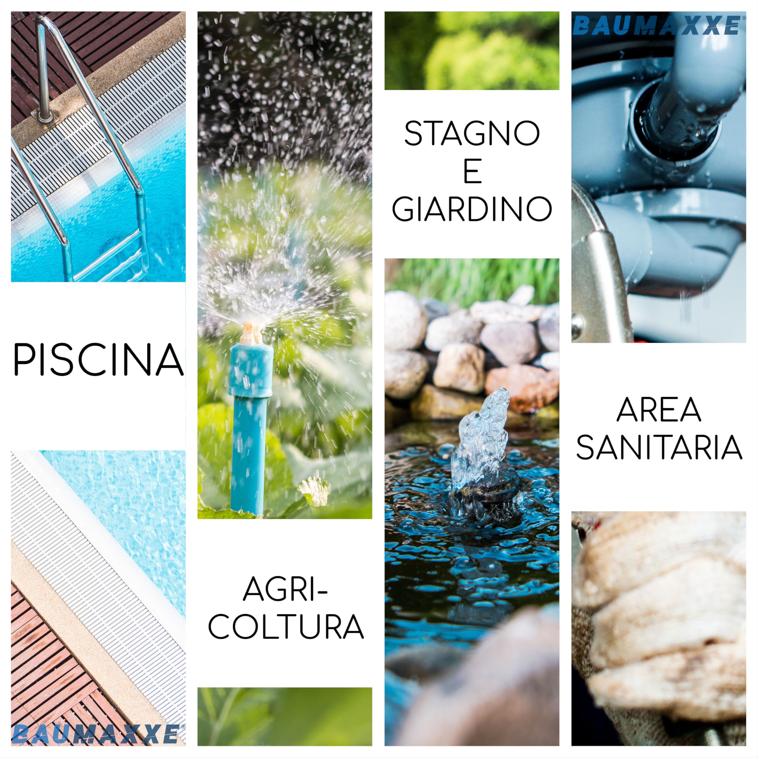 Manicotto PVC trasparente Ø 63 mm PN16 - bm326 | Raccordo PVC con spia visiva, doppio incollaggio per piscine, impianti tecnici e irrigazione.