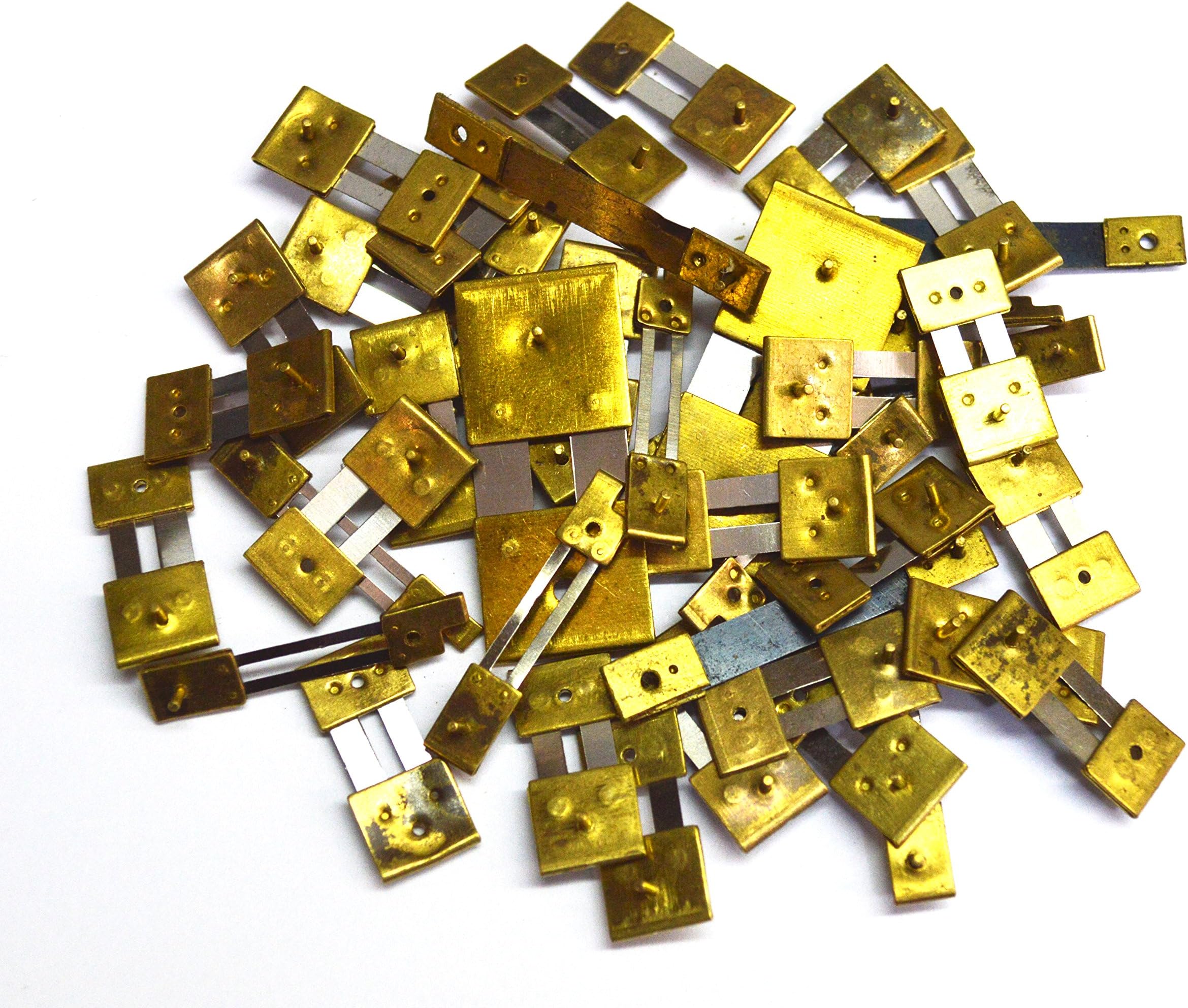 10 units Brass Blocked Assorted Clock Pendulum Suspension Springs