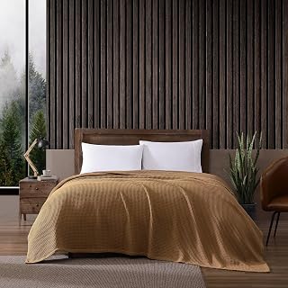 Eddie Bauer - Soft Queen Size Blanket for Bed or Couch, Cozy Bedding