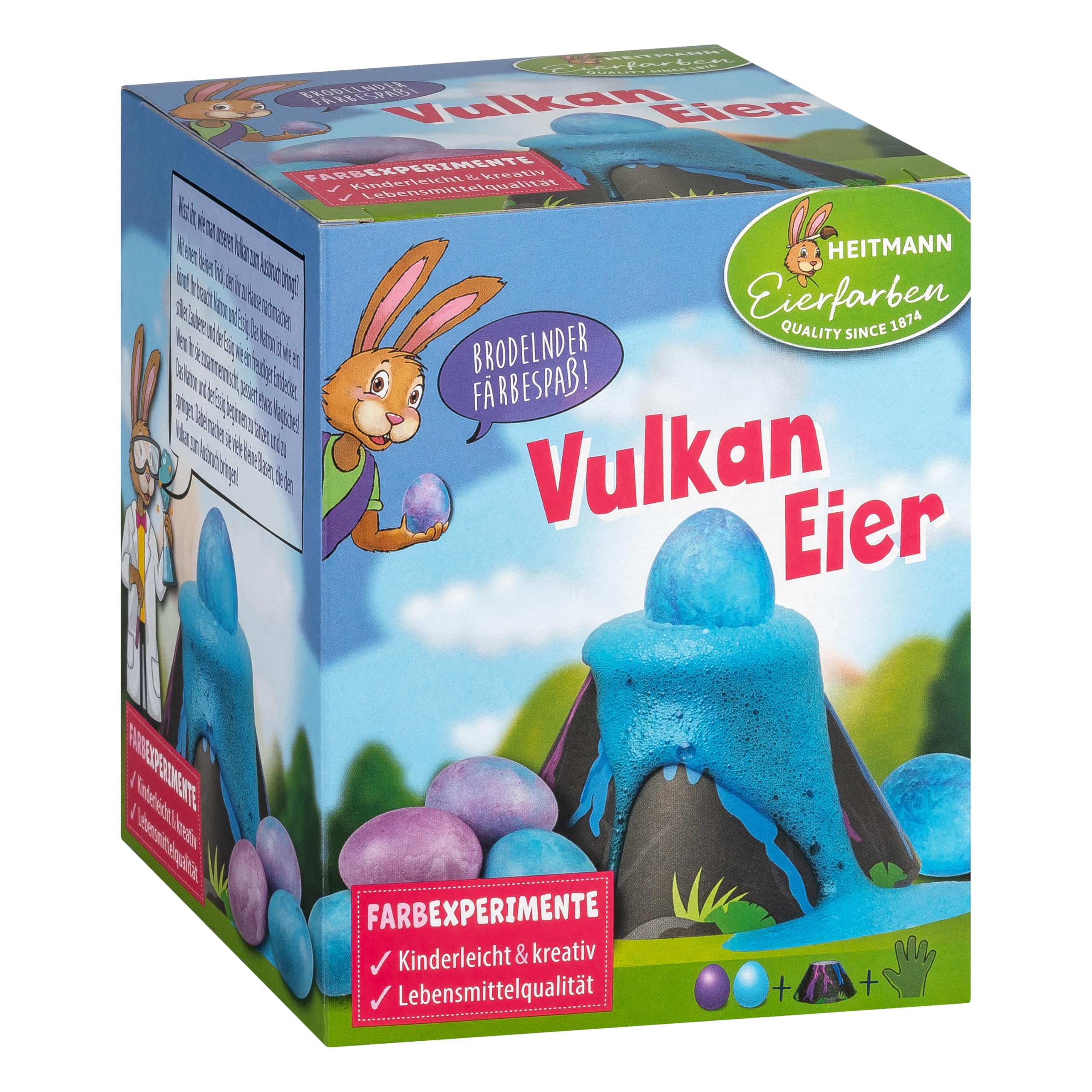Heitmann Eierfarben - EGGsperimente - Vulkan Eier