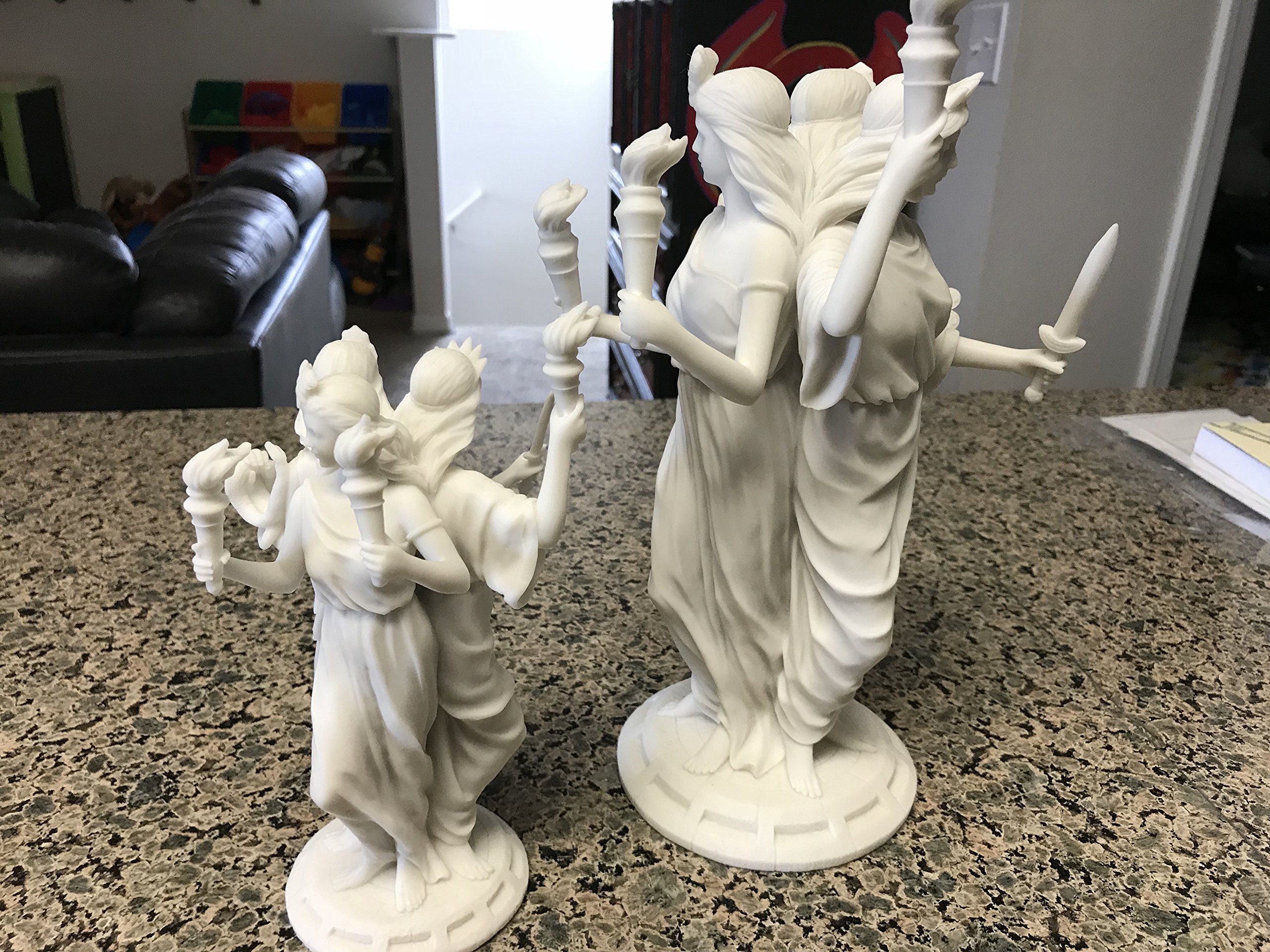 Buy Large Greek Goddess Hecate Triple Goddess Statue Figurine (White