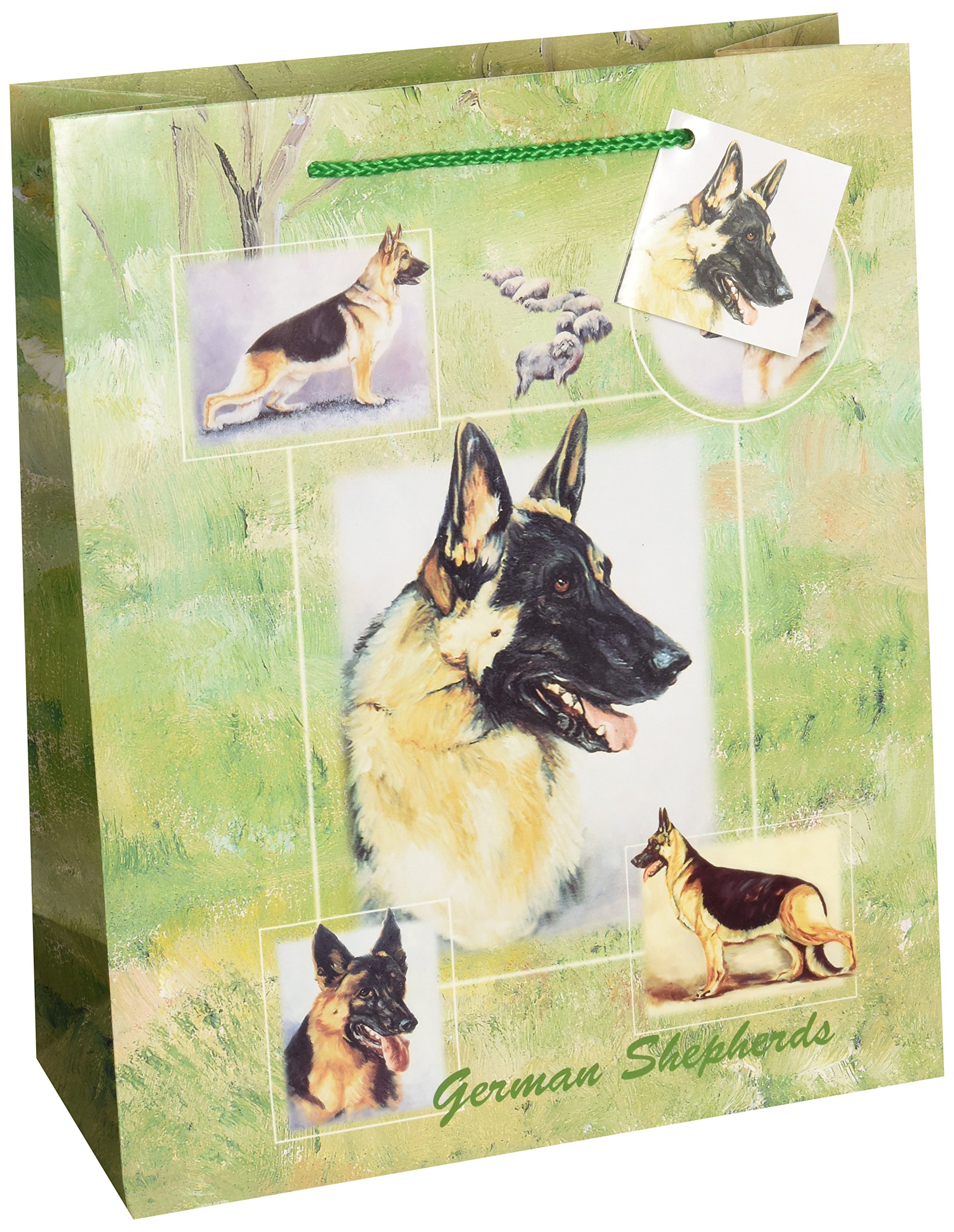 Best Nest Wellness German Shepherd Gift Bags, Set of 5 Large Gift Bags by Ruth Maystead