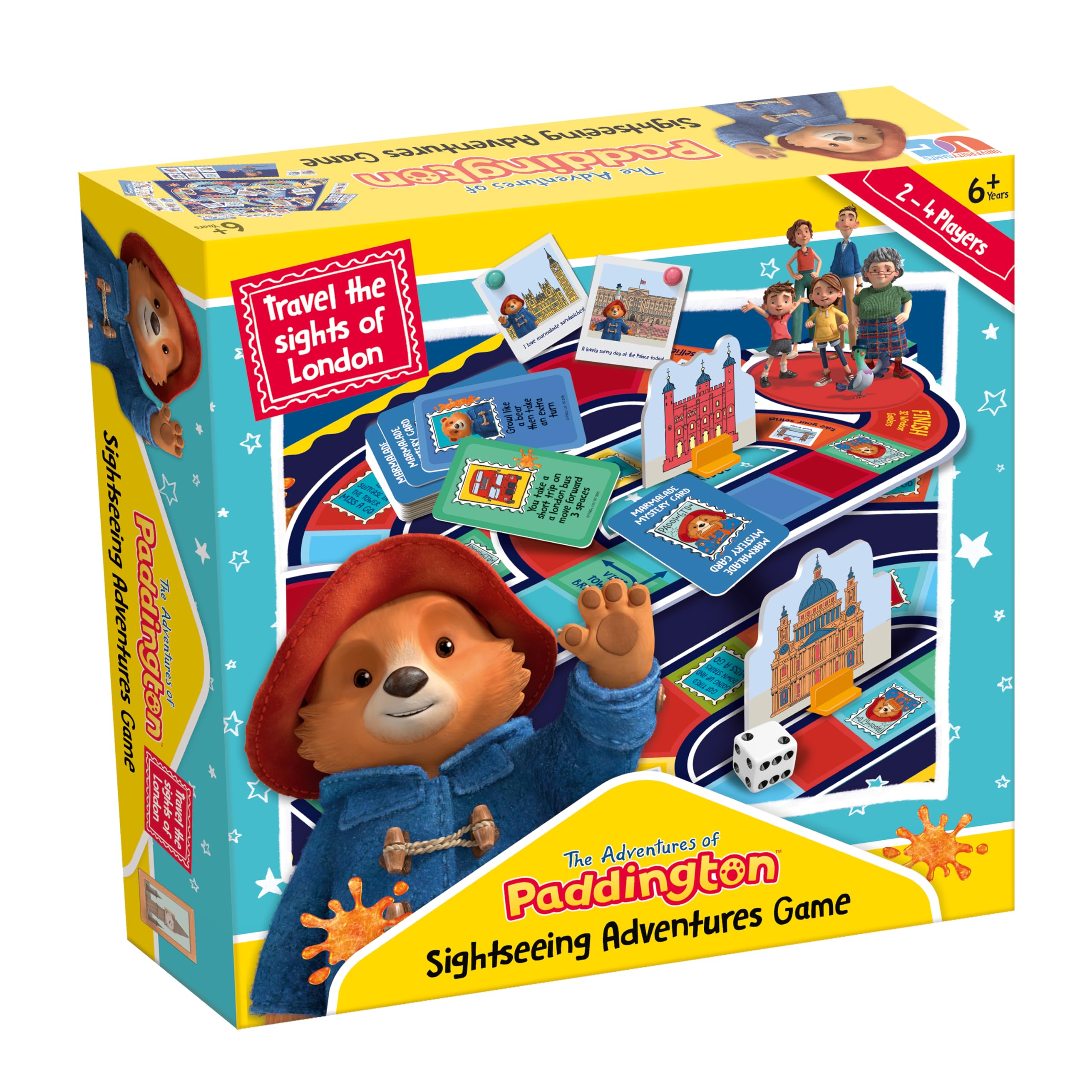 University Games The Adventures of Paddington Sightseeing Adventures Board Game