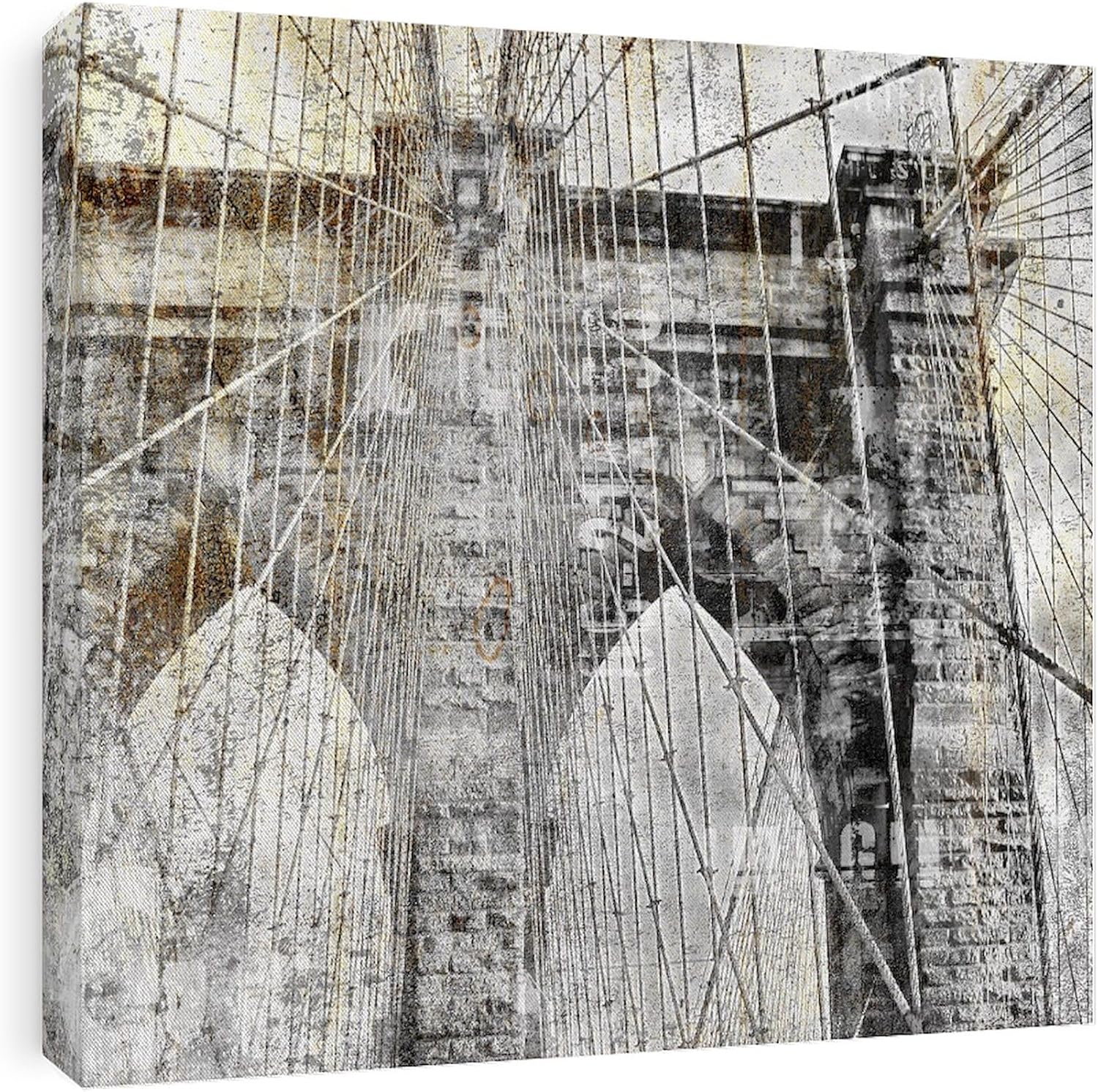 CafePress Canvas Wall Art New York in The City 1 Ready to Hang for Living Room, Bedroom or Office