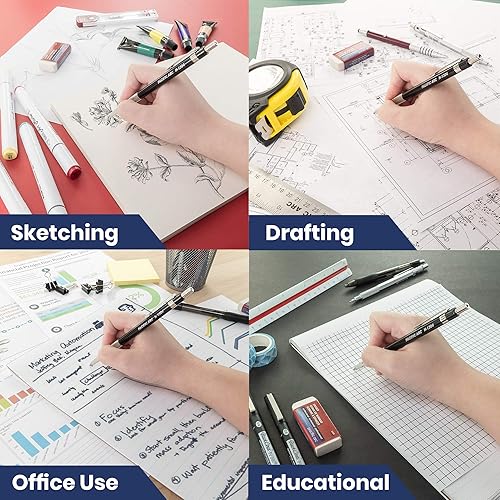 Miniatura 6 de Pacific Arc - Soporte de plomo y sacapuntas de plomo (0.079in), color rojo