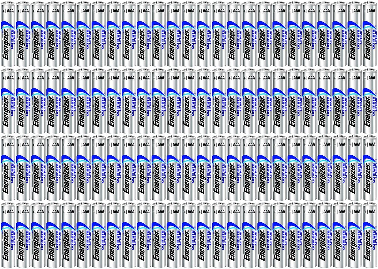 Energizer 100AAA Ultimate Lithium Long Lasting Leakproof Batteries