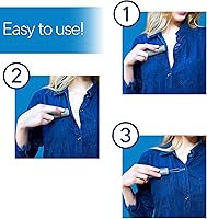 Vista 3 de RMS Gancho de botón con tirador de cierre - Dispositivo de ayuda para botones con agarre cómodo y amplio, ayuda para abotonar camisas y abrigos