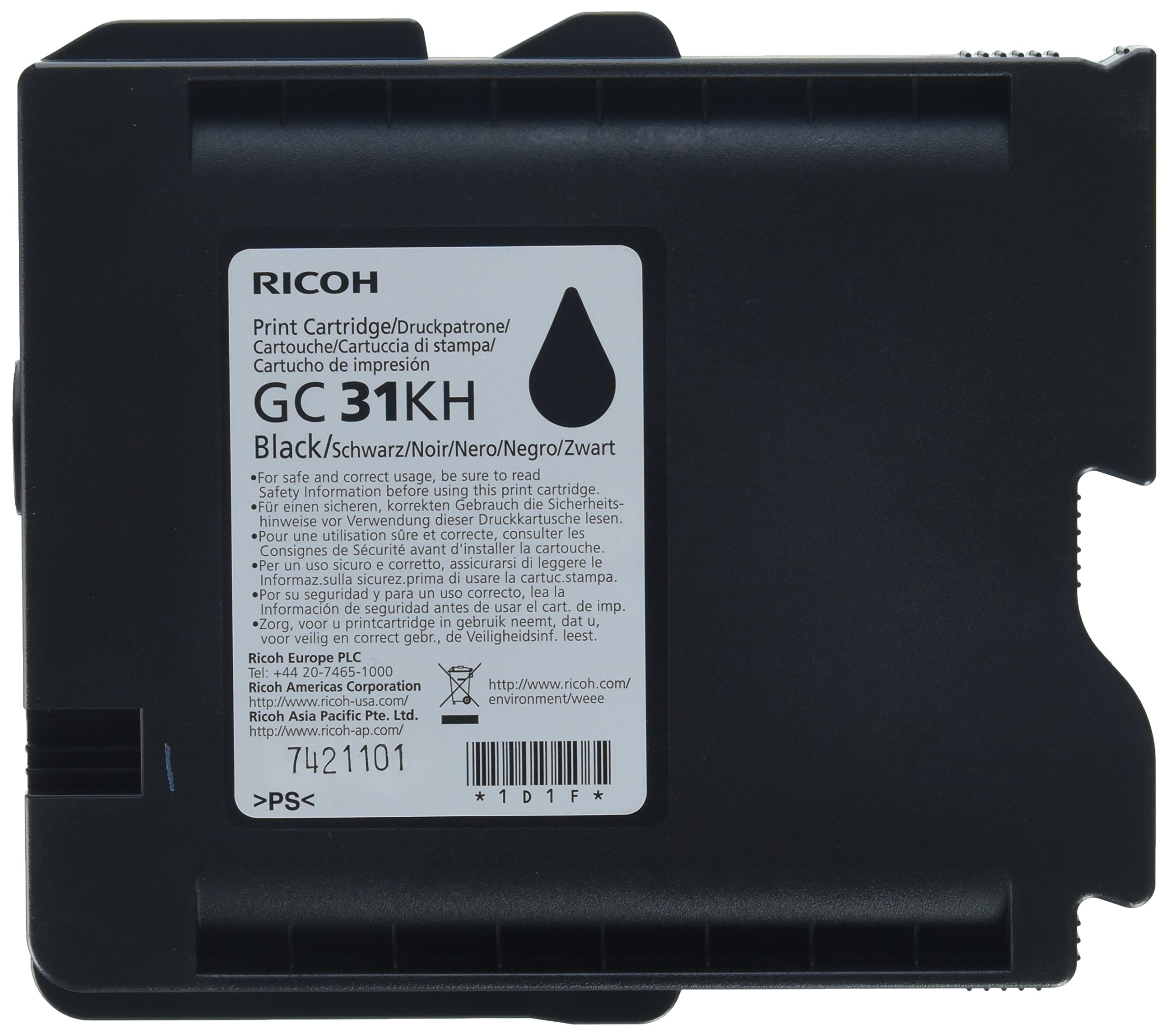 Ricoh GC 31 KH mürekkep kartuşu, Siyah : Amazon.com.tr: Bilgisayar