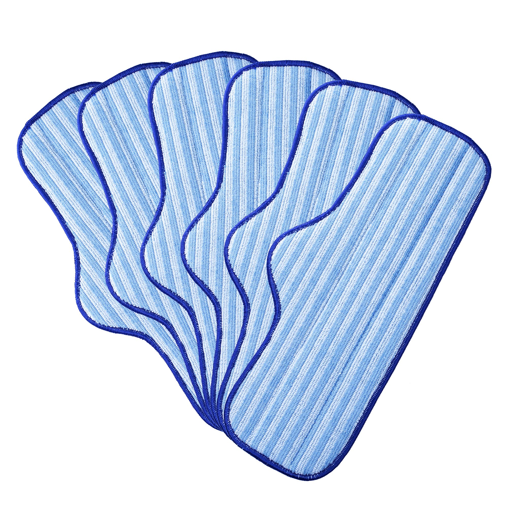 Newbealer 6 PCS Microfiber Pads for Steam Cleaner NB282C, Compatible with multiple Steam Mop models NV281A SLFCSC084 SLFCSM063/64, Durable Washable Reusable, Replacement Pads