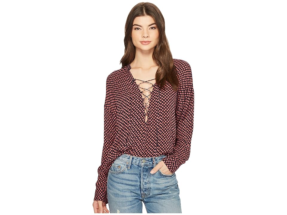 

Billabong Finding Happiness Woven Top (Deep Sea) Women's Clothing