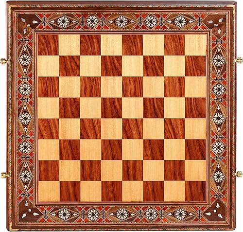 Miniatura 9 de Juego de ajedrez de metal para adultos, figuras históricas antiguas de cobre Roma, piezas hechas a mano y tablero de ajedrez de madera maciza