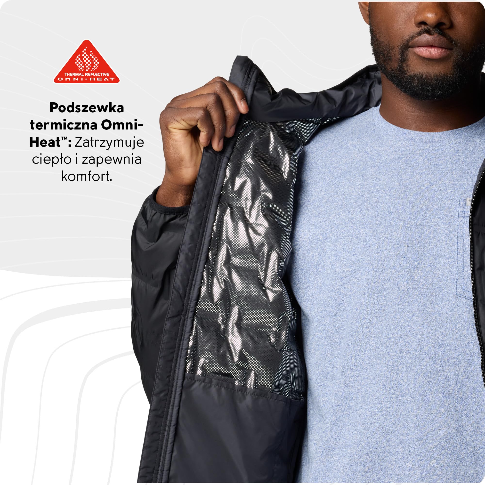 Columbia Męska kurtka puchowa z kapturem Delta Ridge™ II (1 szt.)