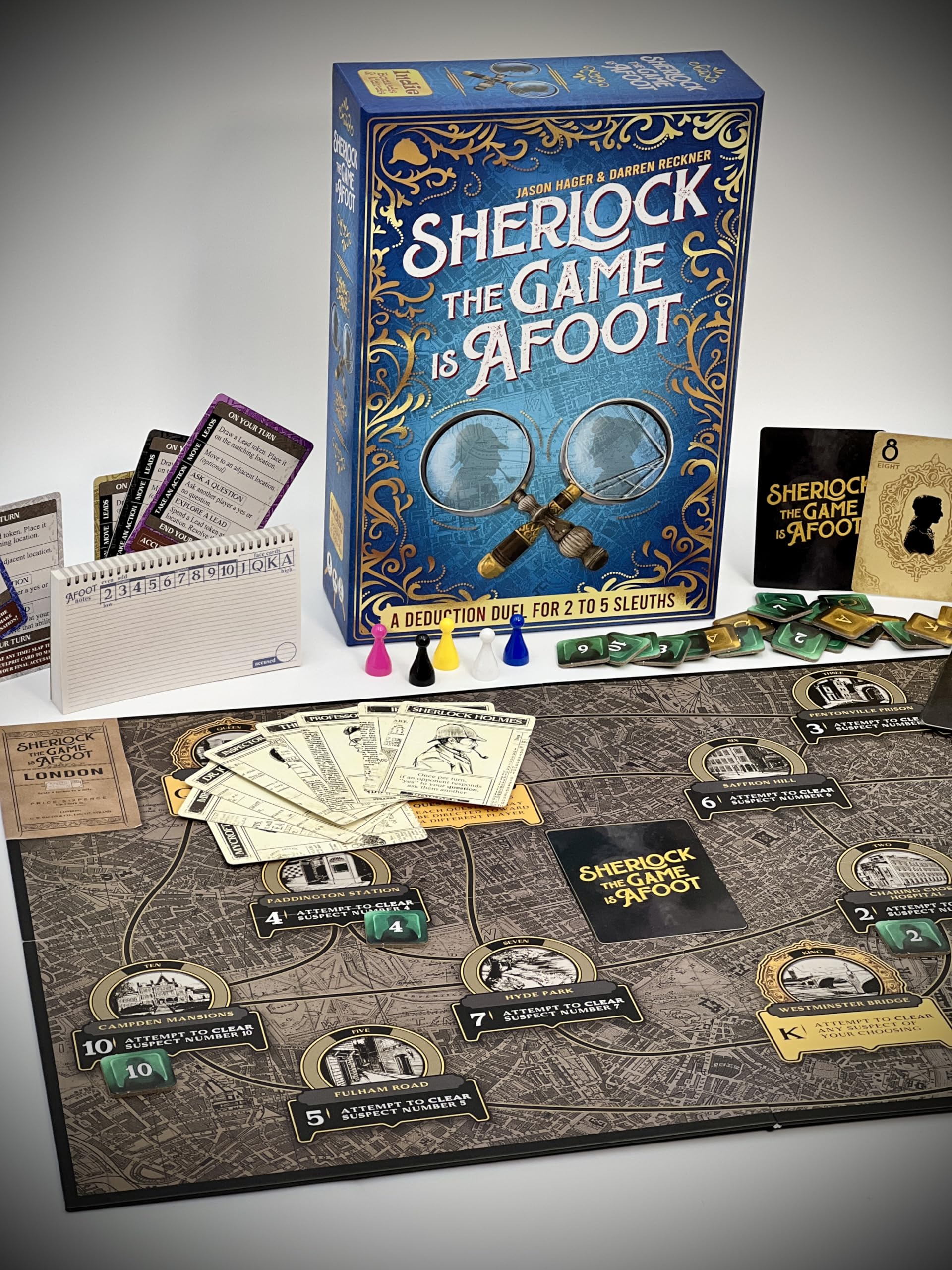 Amazon.com: Sherlock The Game is Afoot by Indie Boards and Amazon.com: Sherlock The Game is Afoot by Indie Boards and