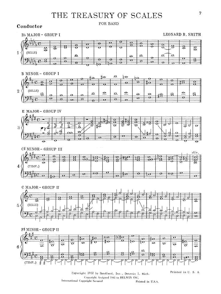Amazon.com: Treasury of Scales for Band and Orchestra