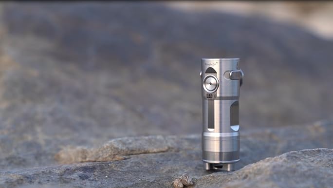 RovyVon S3 Ti Titanium LED Flashlight,1800 Lumen Super