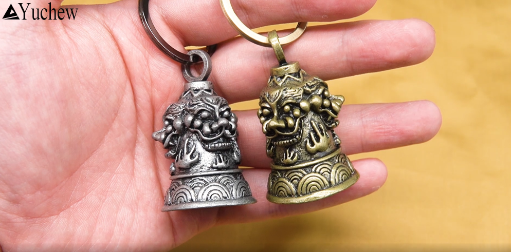Amazon.com: Yuchew Motorcycle Guardian Luck Bell Biker Car Key