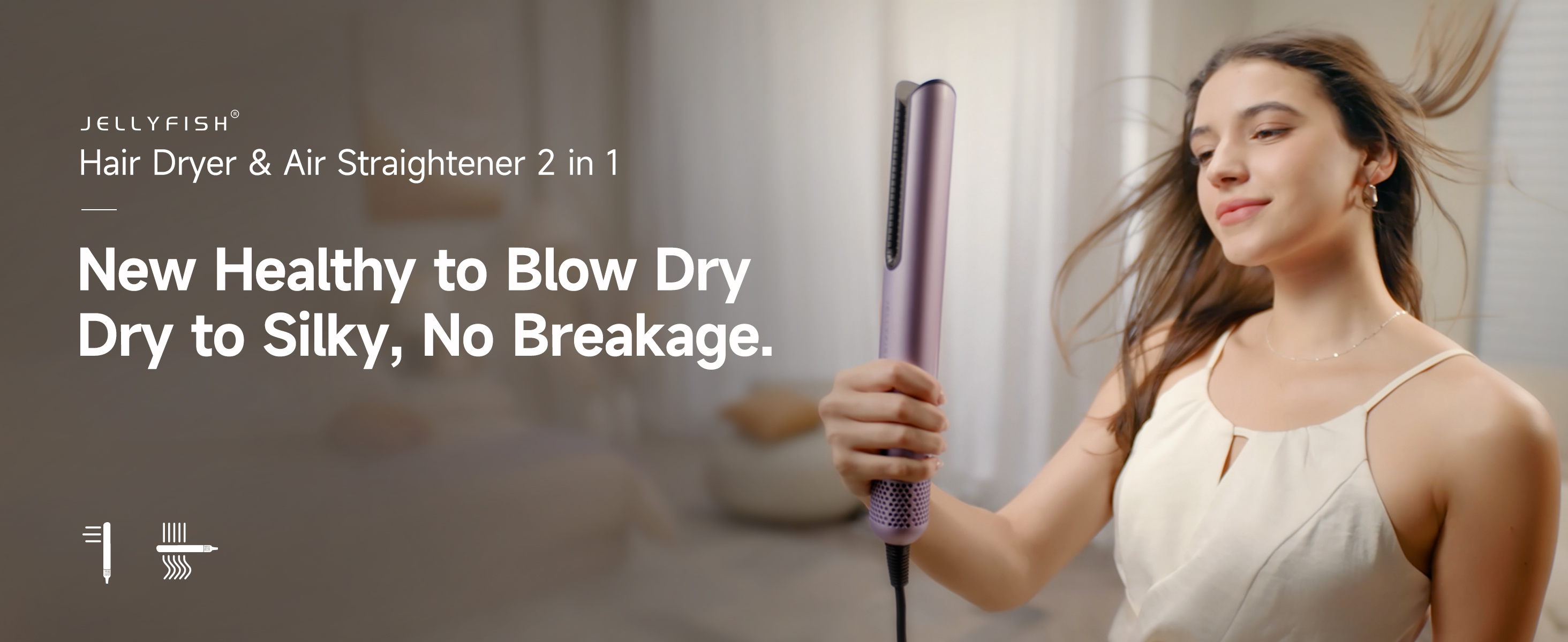 Amazon.com : Hair Dryer Air Straightener Non-Movable Clamp Flat