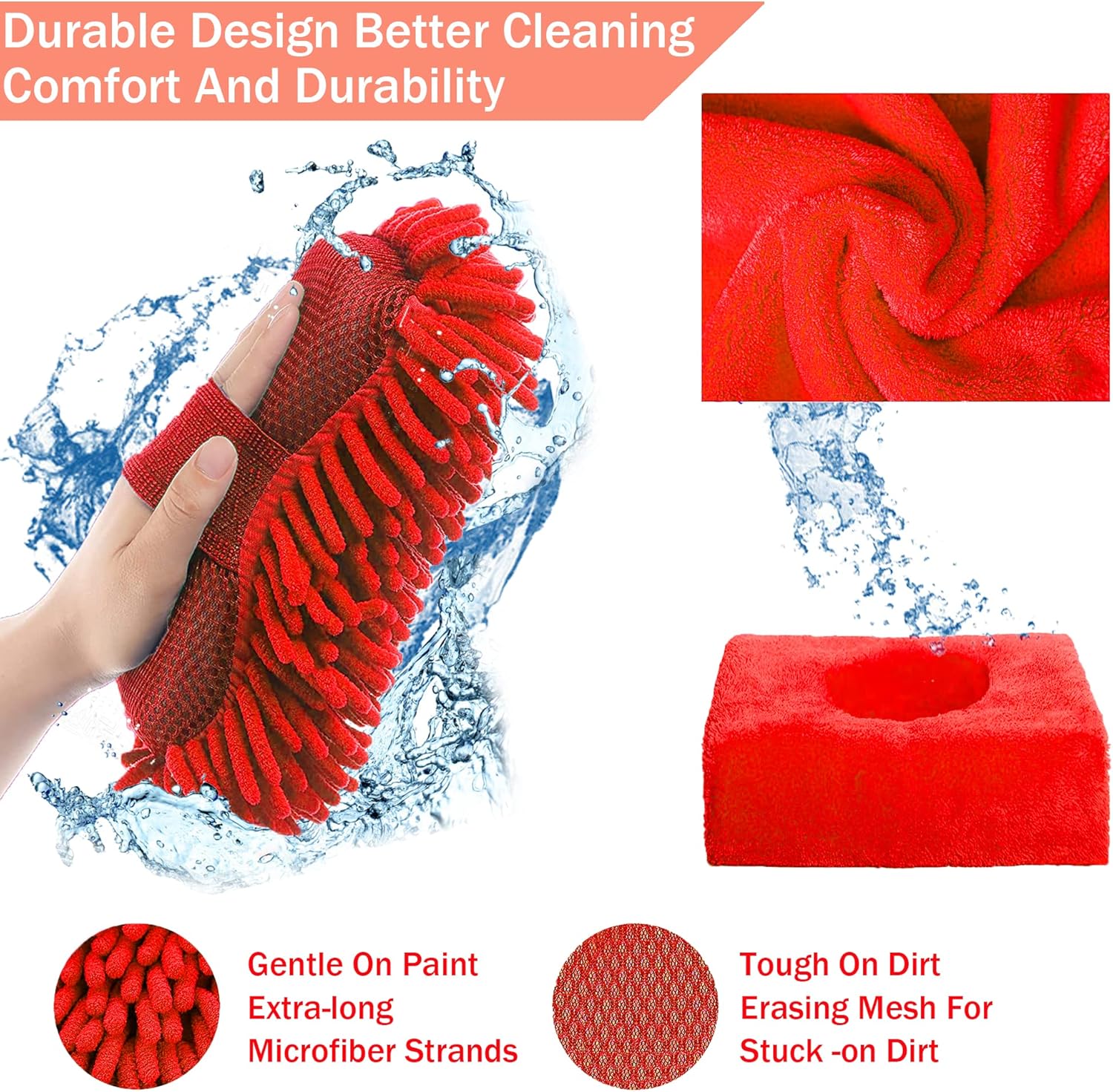 LIANXIN Car Wash Kit & Car Cleaning Kit - High Power Handheld Vacuum - Car Wash Supplies Built for The Perfect Car Wash - Car Interior Cleaning kit with Brush and Microfiber Towel : Automotive