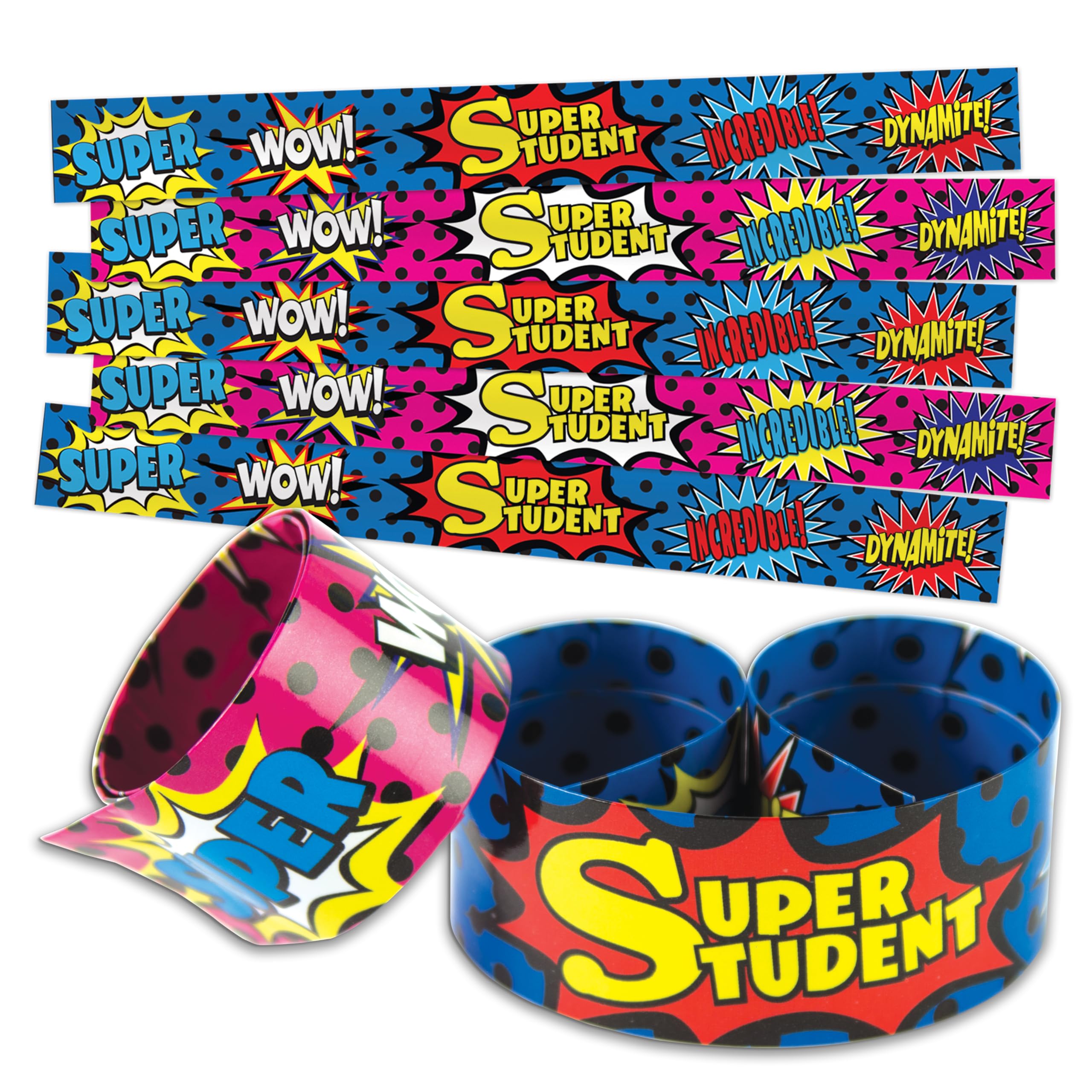 Teacher Created Resources Superhero Super Student Slap Bracelets (20664)