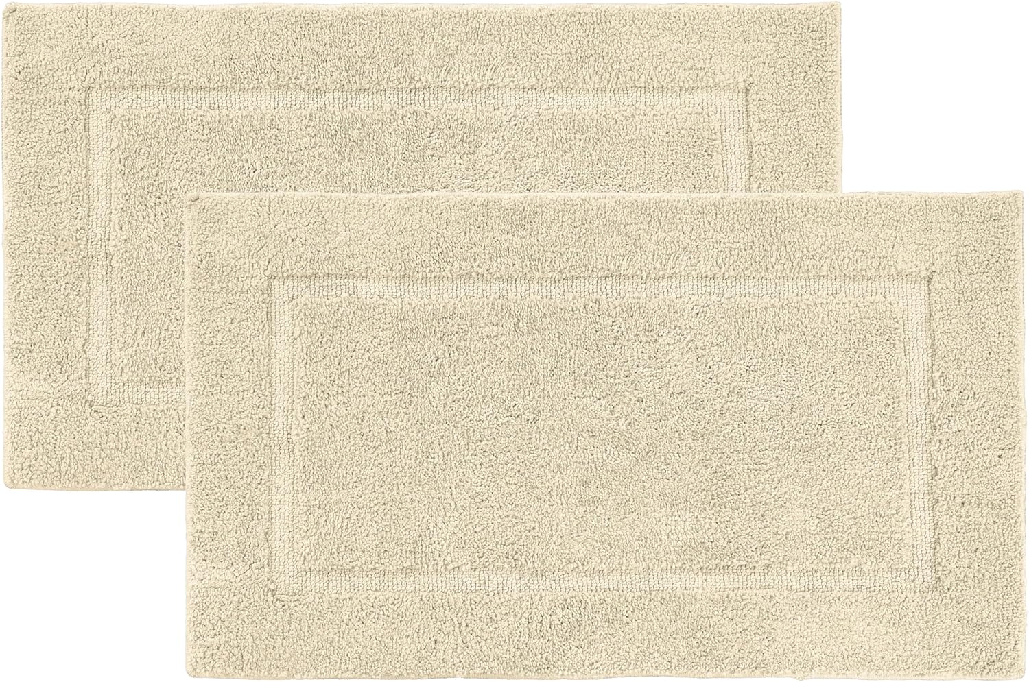 LANE LINEN Bathroom Rugs Sets 2 Piece, Extra Soft Absorbent Premium Bath Mats for Bathroom Sets, Non Slip Shower Mats for Bathroom, Bathroom Mat Set, Bath Mats for Bathroom Floor- 21″ x 34″ – Cream LANE LINEN Bathroom Rugs Sets 2 Piece, Extra Soft Absorbent Premium Bath Mats for Bathroom Sets, Non Slip Shower Mats for Bathroom, Bathroom Mat Set, Bath Mats for Bathroom Floor- 21″ x 34″ – Cream