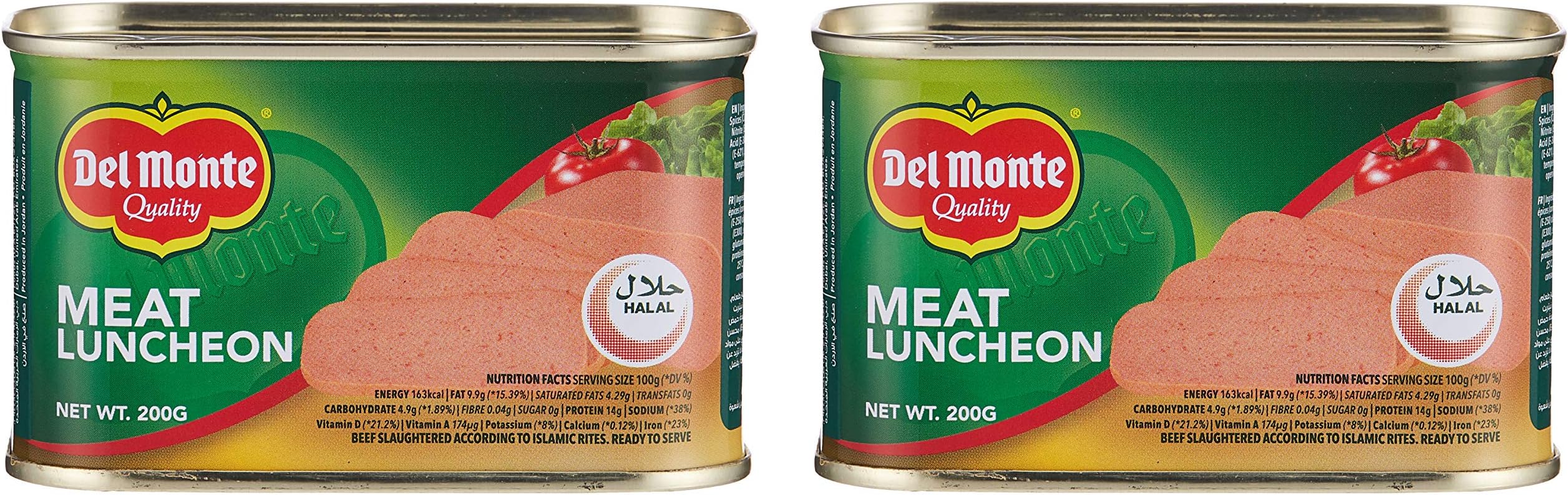 Canned Beef Luncheon Meat , 200 Gms- (Pack Of 2)