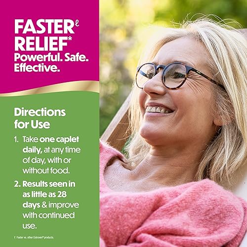 Miniatura 5 de Estroven Suplemento Completo Multi-Síntoma de Menopausia para Mujeres, 28 Ct., Ingredientes Clínicamente Probados Proporcionan Alivio