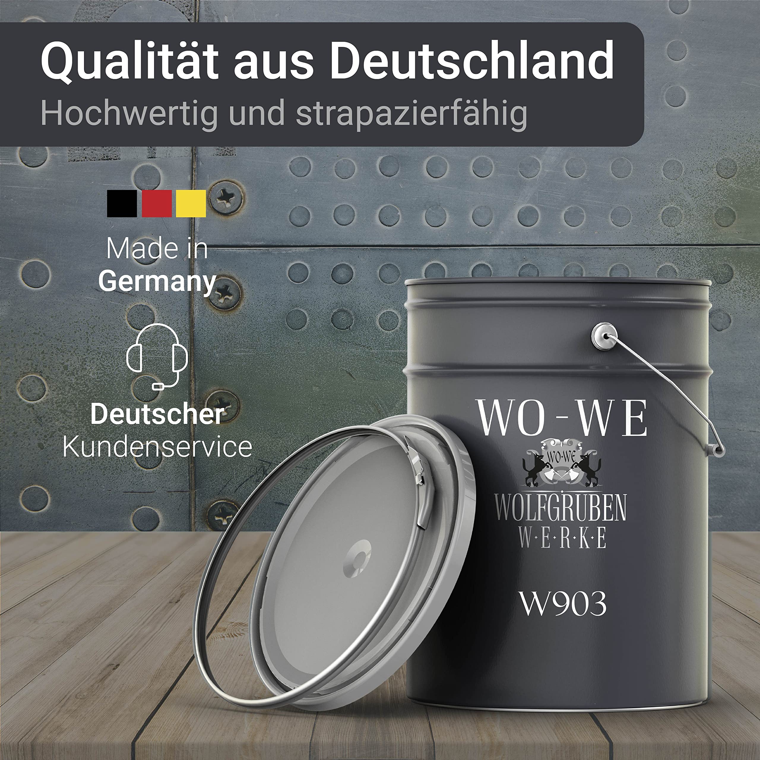 Heizkörperlack Heizungsfarbe W903 Licht-GRAU ähnl. RAL 7035-10 Liter