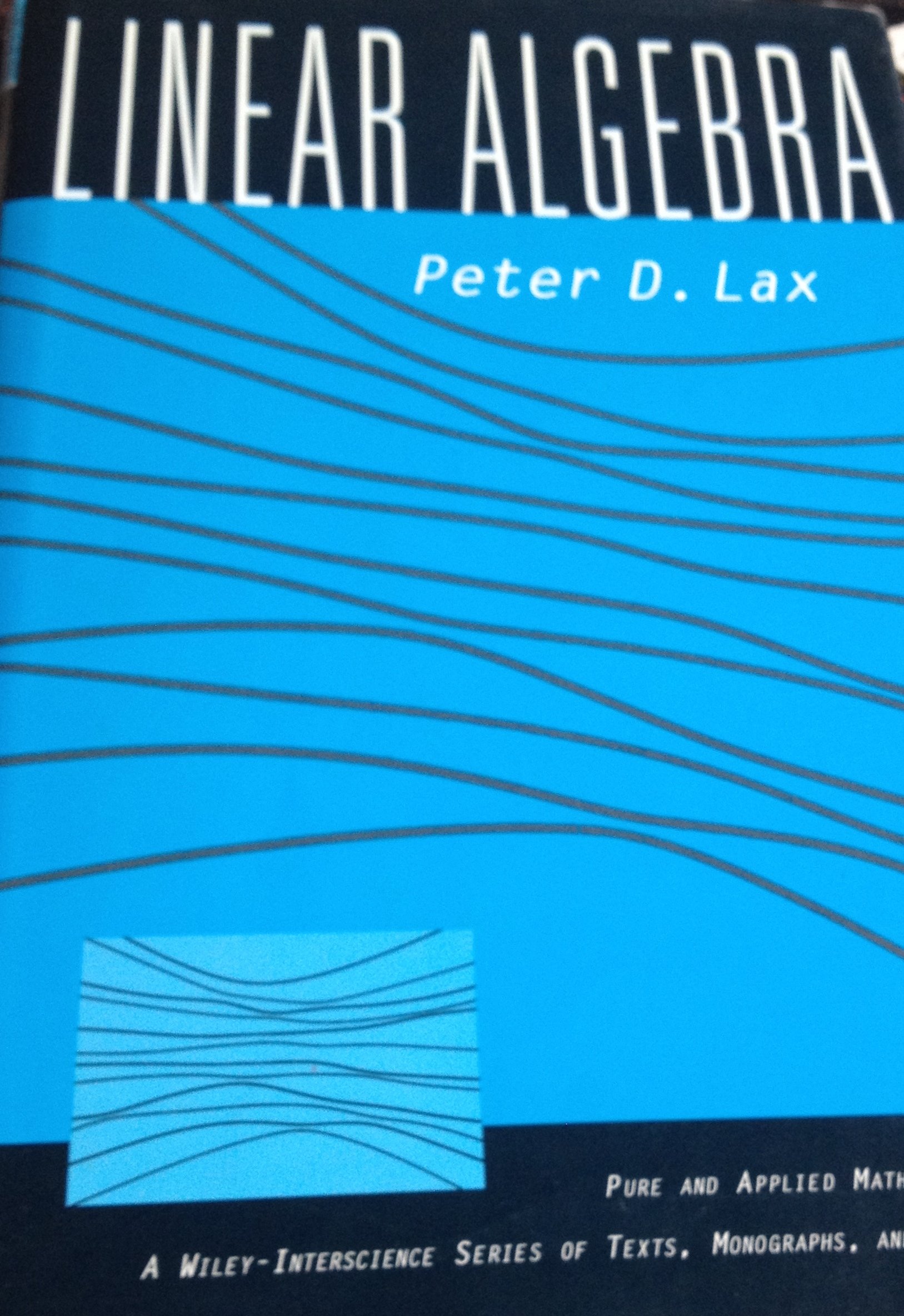 Buy Linear Algebra (Pure & Applied Mathematics) — BookShops.in